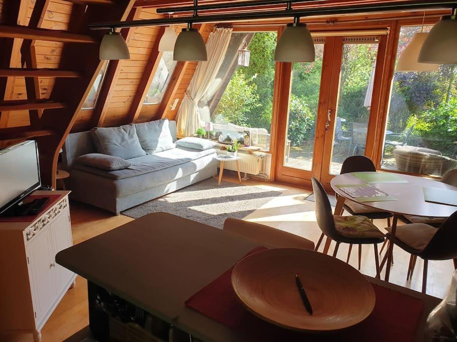 Villa Nurdachhaus Mit Kaminofen Und Grossem Grundstueck Faßberg Esterno foto